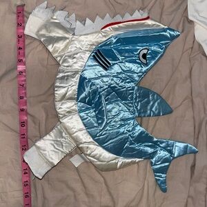 Blue and White Shark Costume